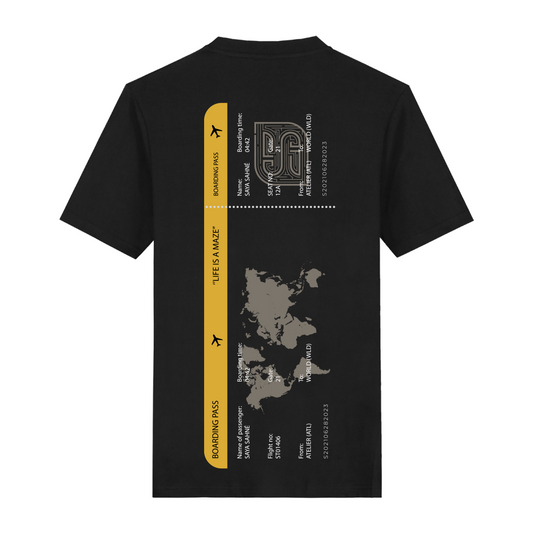 Black Printed T-Shirt